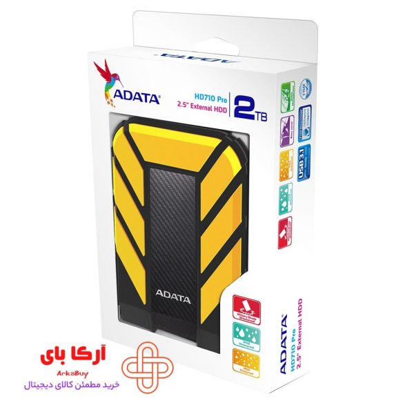 هارد اکسترنال ای دیتا مدل HD710 Pro ظرفیت 2 ترابایت