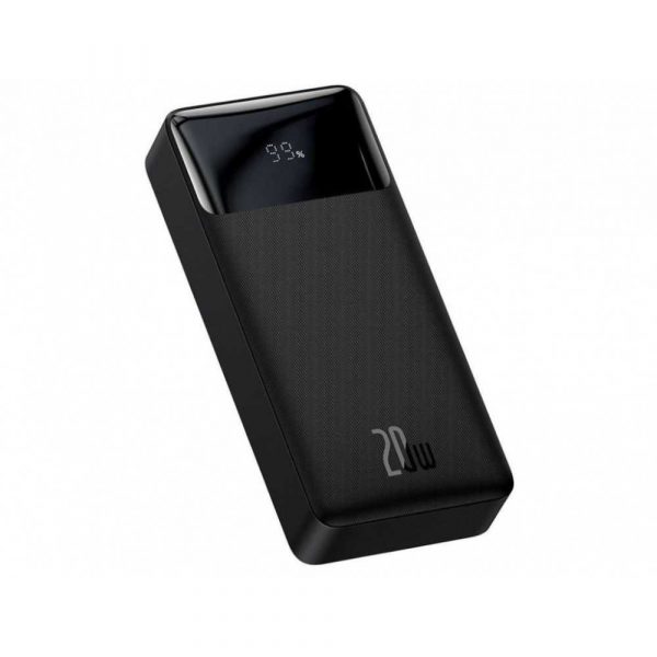 پاور بانک 20w وات Baseus مدل Bipow Digital Display PPBD20K ظرفیت 20000 میلی آمپر ساعت - مشکی