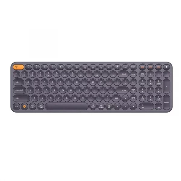 کیبورد وایرلس Baseus سری Tri-Mode مدل K01B - خاکستری مات