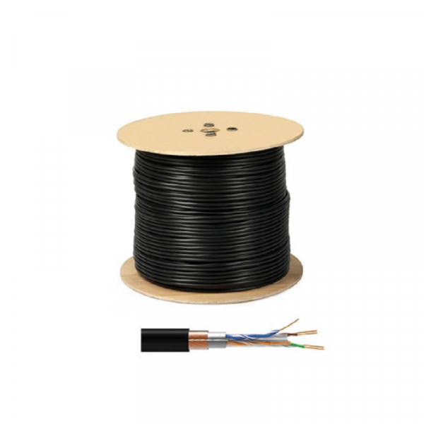 کابل شبکه Cat6 SFTP Outdoor CU Double Jacket نگزنس مغزی 0.45mm