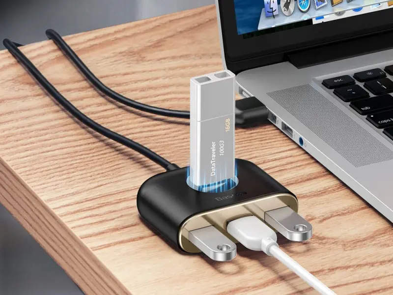 هاب 4 پورت USB 3.0 باسئوس مدل CAHUB-AY - تصویر 6