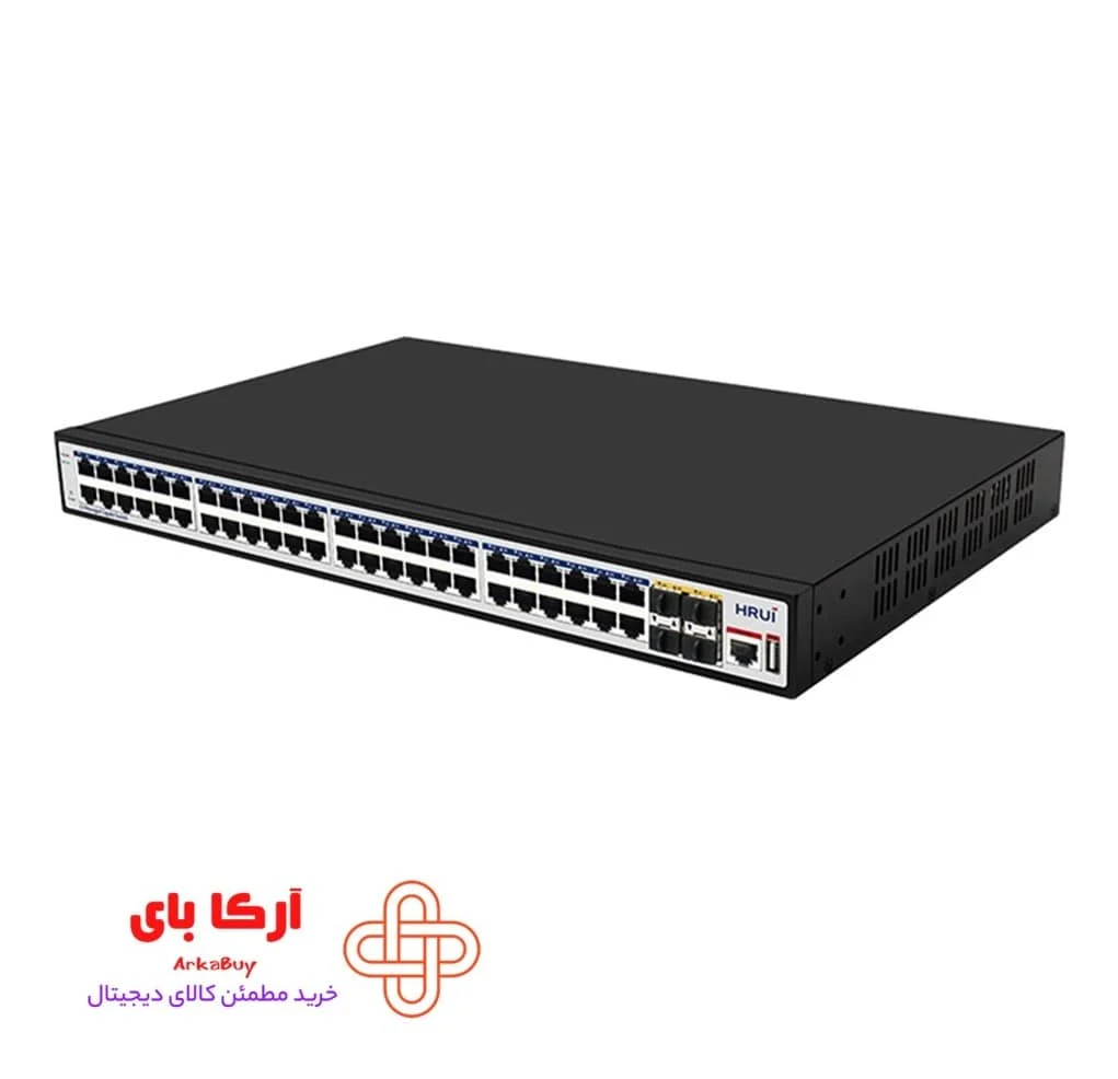 سوئیچ مدیریتی گیگ اچ ار یو ای HRUI HR-SWTG3448S - تصویر 3