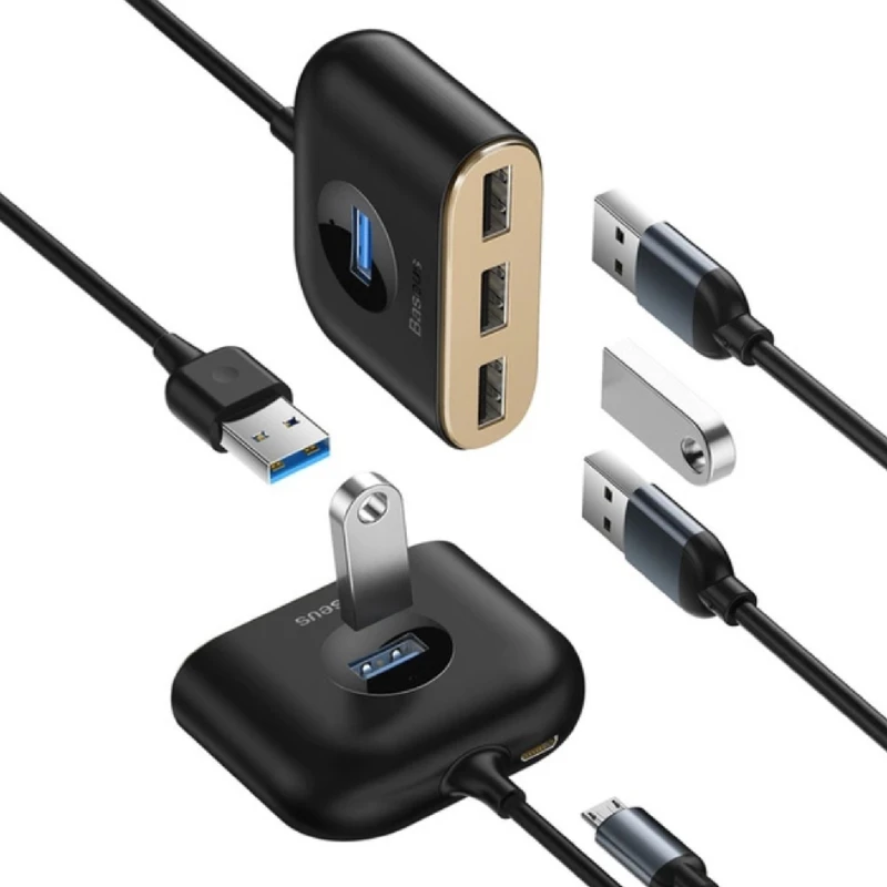 هاب 4 پورت USB 3.0 باسئوس مدل CAHUB-AY - تصویر 3