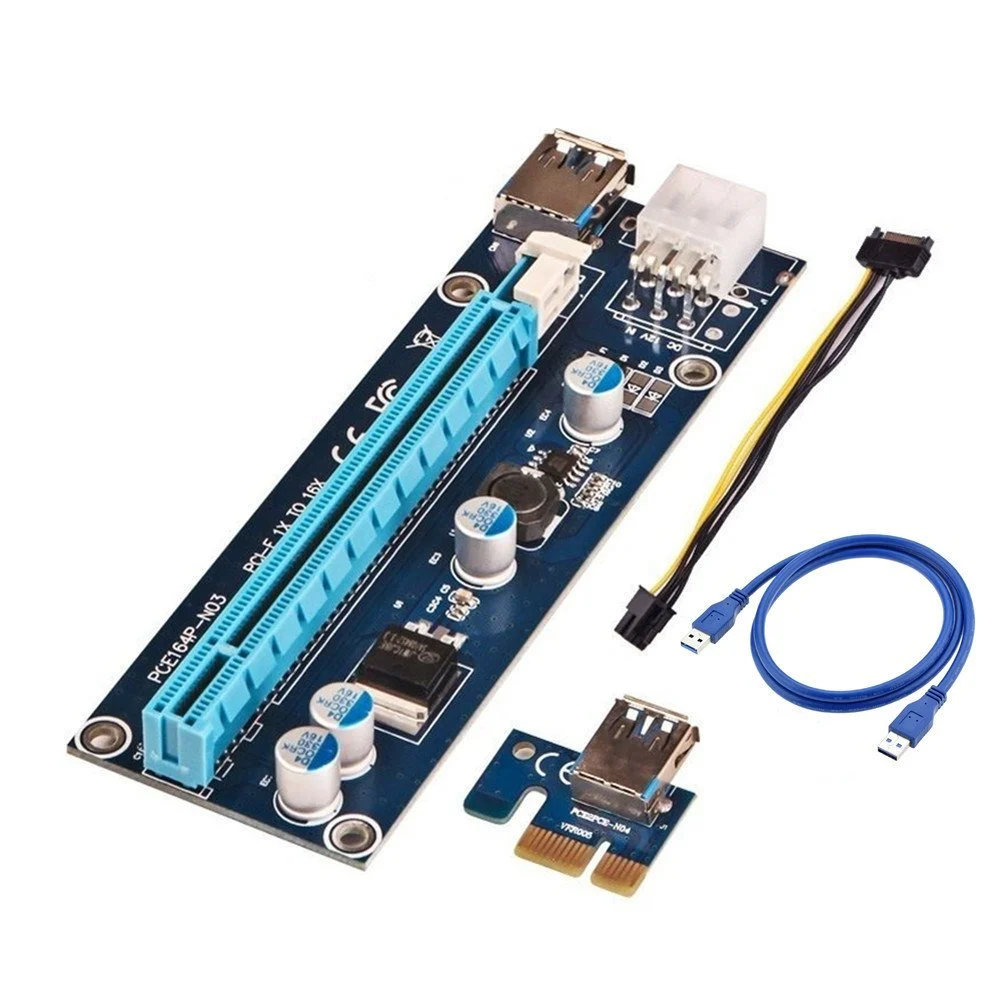 رایزر گرافیک تبدیل PCI EXPRESS X1 به X16 مدل 009s - تصویر 2