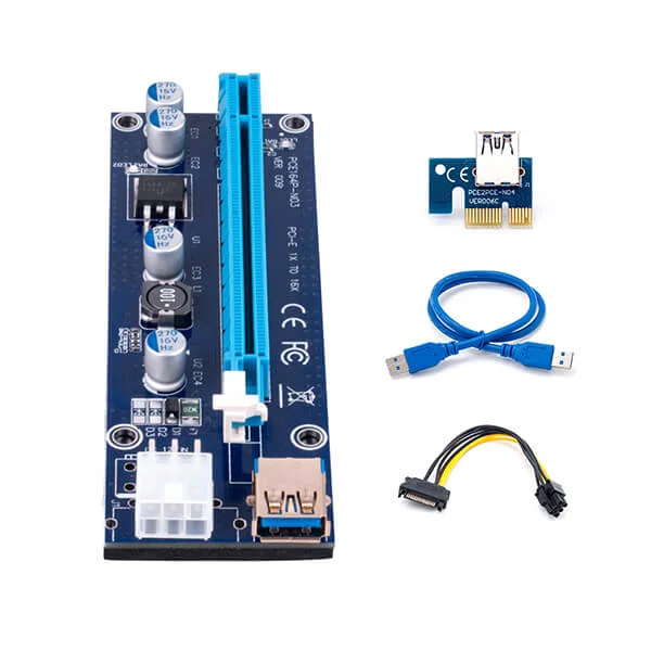 رایزر گرافیک تبدیل PCI EXPRESS X1 به X16 مدل 009s - تصویر 4
